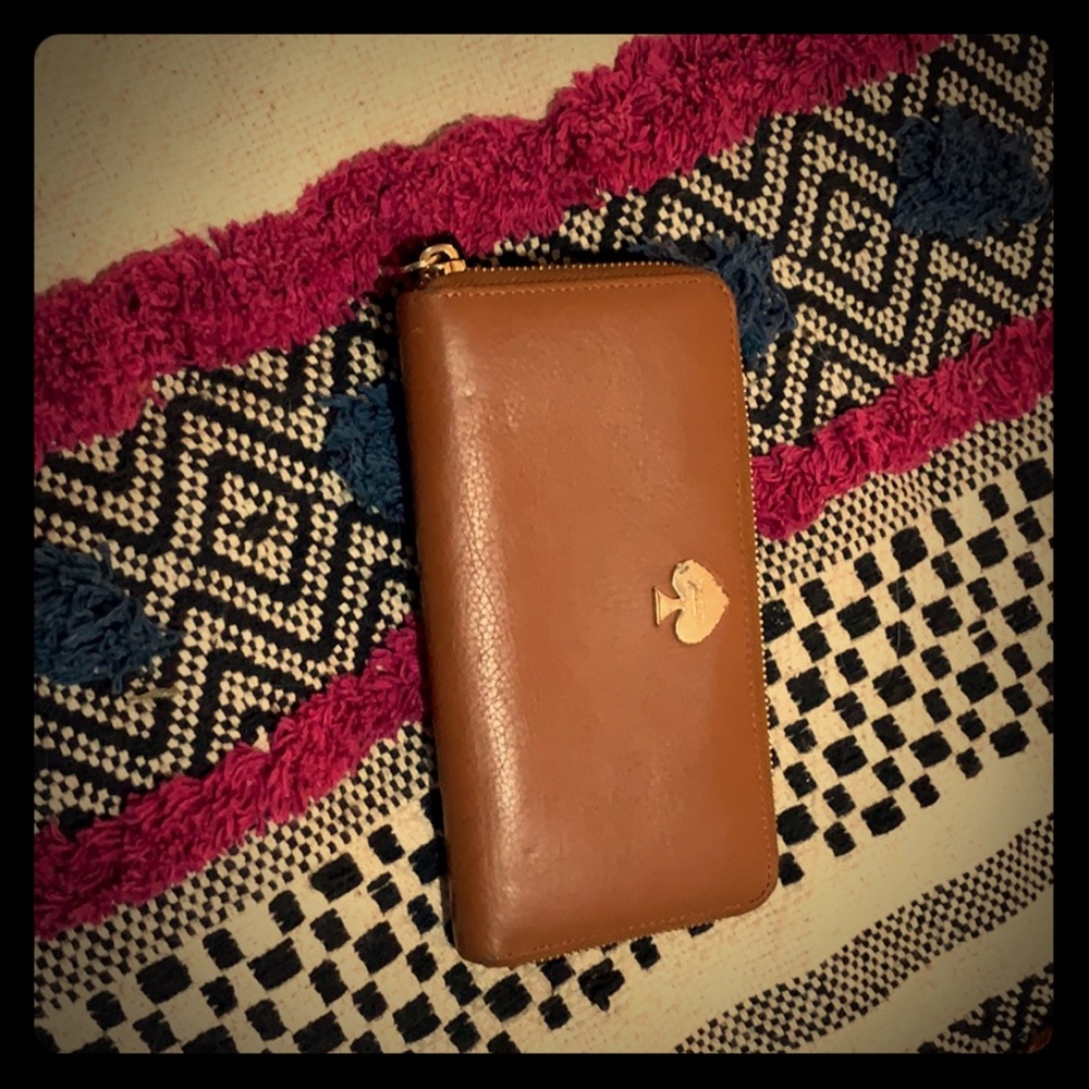 Saddle Kate spade wallet!